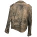 Last One. Distressed Classic Biker Jacket