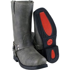 Men's Leather Motorcycle Boots - Last One.