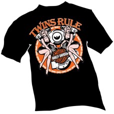 Twins Rule Motorcycle Tee