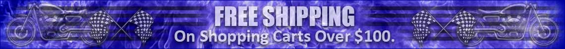 Free Shiiping on carts over $100